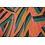 Coupon 35 Chiffon met gekleurd lijnenspel 180 x 140 cm