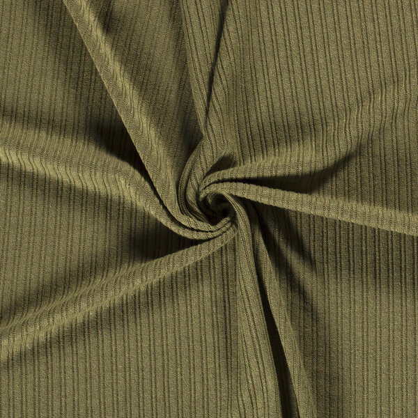 Heavy knit gebreide stof groen