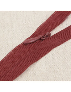  Blinde rits wijnrood