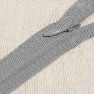  Blinde rits lichtgrijs