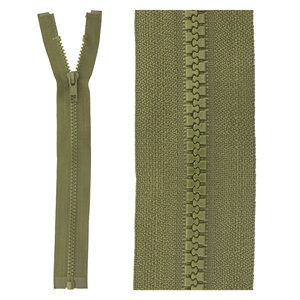  Rits deelbaar bloktanding licht legergroen