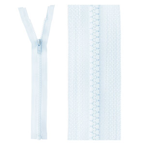  Rits deelbaar bloktanding licht babyblauw