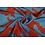 Coupon 703 Viscose stof blauw met puntjes 170 x 150 cm