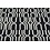 Coupon 701 Viscose stof in zwart met wit geometrisch patroon 170 x 140 cm