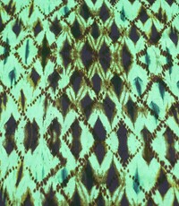  Viscose met batik-print in mint