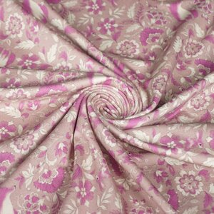  French Terry met vosjes en konijntjes