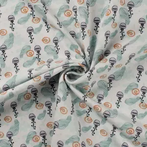  Organic tricot met kleine kwalletjes