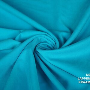 *** Viscose twill turkoois