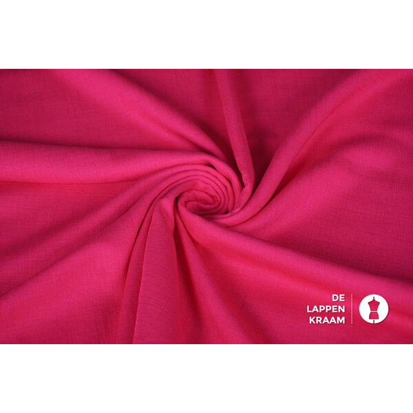 Coupon 937 Linnenmix fuchsia 150 x 150 cm