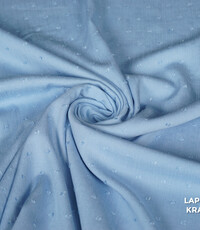  Coupon 949 Dobby viscose lichtblauw 170 x 140 cm