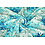 Coupon 921 Viscose met blauwe bloemen 180 x 145 cm