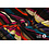 Coupon 931 Viscose tricot met kleurrijke strepen 200 x 150 cm