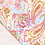 SALE Stretch popeline stof paisley-look felle pasteltinten