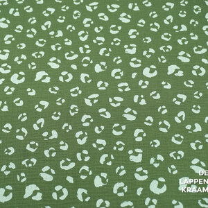  Hydrofiel met dierenpootjes groen