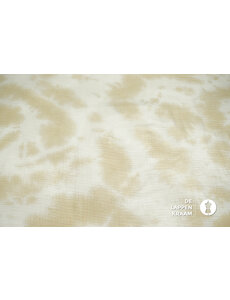  Hydrofiel met tie dye print wit