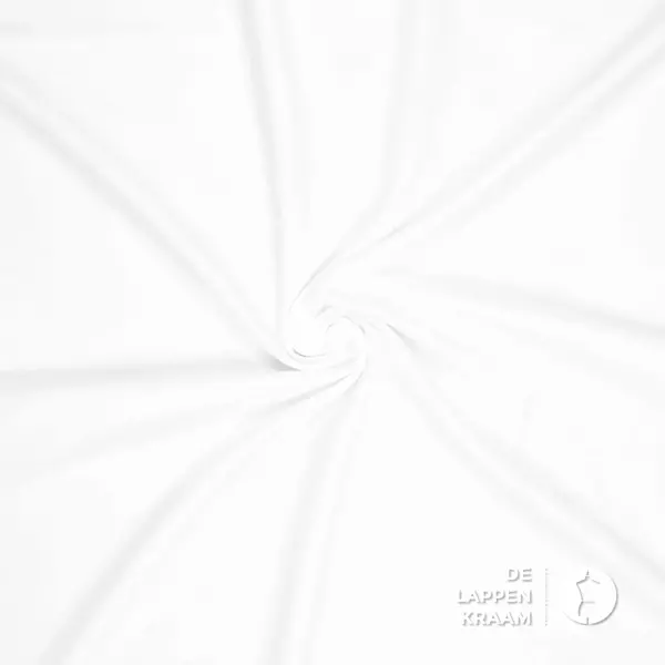 Basic Terlenka stretch stof wit