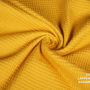  Wafeldoek okergeel