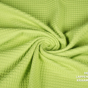  Wafeldoek lime