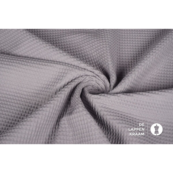 Basic Wafelstof donker lila