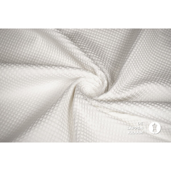 Basic Wafeldoek wit