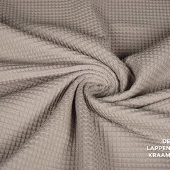  Wafeldoek taupe