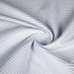  Wafeldoek licht blauw