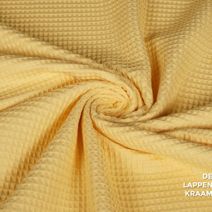  Wafeldoek licht geel