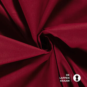 Basic Uni katoen donkerrood