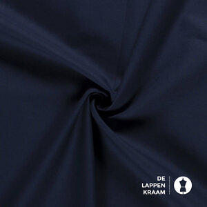 Basic Uni katoen donkerblauw