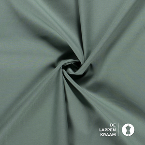 Basic Uni katoen oud groen
