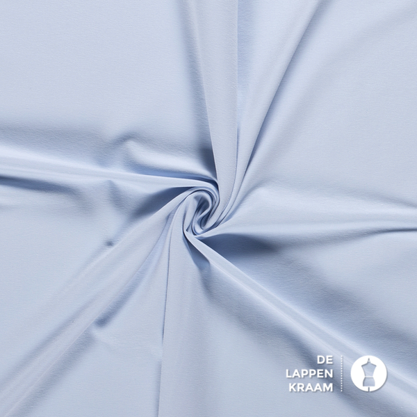 Basic Katoenen tricot zware kwaliteit babyblauw