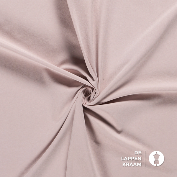 Basic Katoenen tricot zware kwaliteit oud roze