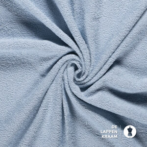 Basic Badstof grijsblauw