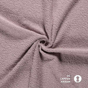 Basic Badstof licht oud rose