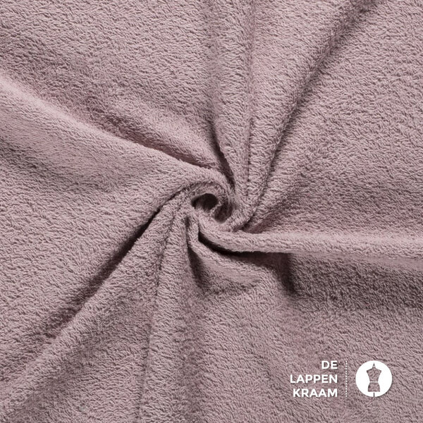 Basic Badstof licht oud rose