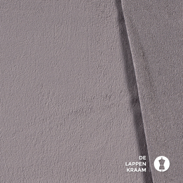 Basic Bamboe fleece badstof licht grijs