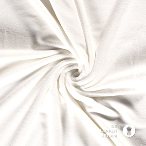 Basic Bamboe fleece badstof gebroken wit