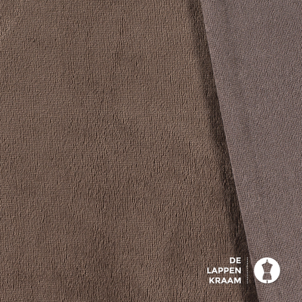 Basic Bamboe fleece badstof bruin