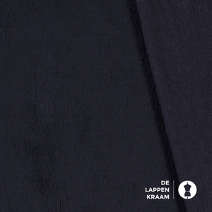 Basic Bamboe fleece badstof donkerblauw
