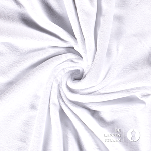 Basic Bamboe fleece badstof spierwit
