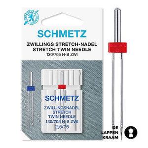 Schmetz Tweeling stretch naald 2,5/75