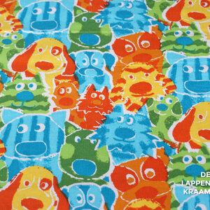 Flanel tekenfiguur honden