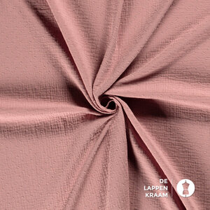  Mousseline met nopje oudroze