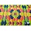 Jacquard stof met abstracte neonprint