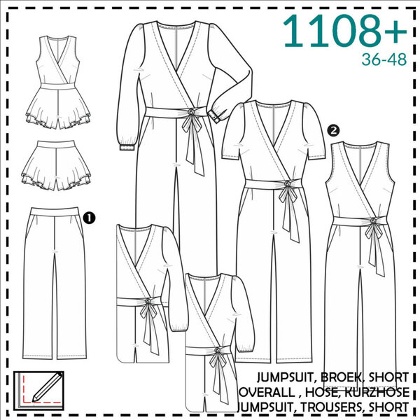 It's a Fits jumpsuit en (korte) broek