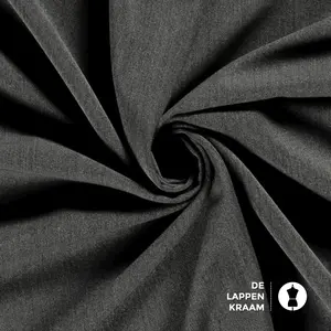 Basic Gabardine stretch donker grijs