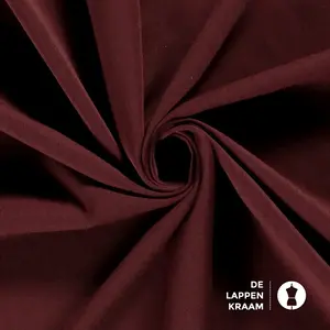 Basic Gabardine stretch wijnrood