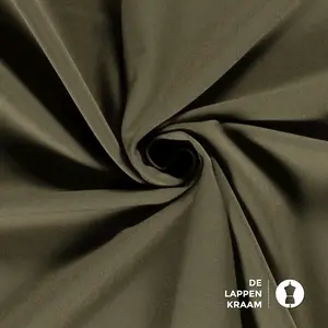Basic Gabardine stretch olijfgroen