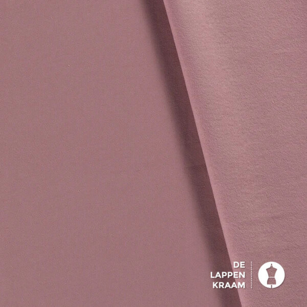 Basic Joggingstof oudroze