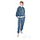 Basic Joggingstof jeansblauw